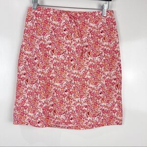 Vintage 90's Y2K SO...Floral Stretch Mini Straight Pencil Skirt Women's Size 5